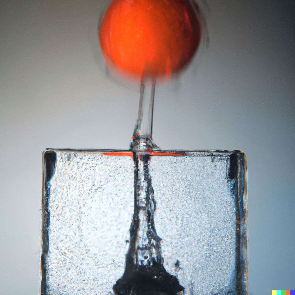 the discovery of gravity, photograph, backlit lighting